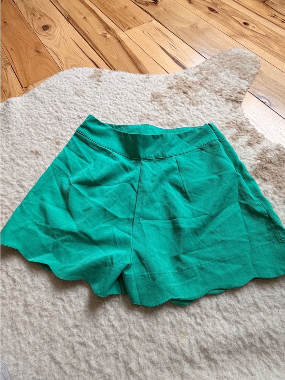 Cotton candy green shorts size small